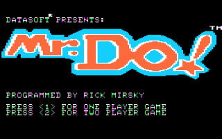 Mr. Do Title Screen